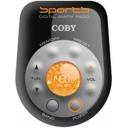 Coby Electronics CX-96 All Weather Sport AM/FM Digital Radio Tuner - 10 x AM, 10 x FM