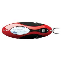 Coby Electronics MP-C596 2GB MP3 Player - FM Tuner, FM Recorder, Voice Recorder - LCD - Red