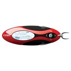Coby Electronics MP-C596 2GB MP3 Player - FM Tuner, FM Recorder, Voice Recorder - LCD - Red