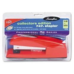 Acco Brands Inc. Collector's Edition 747® Business Full Strip Stapler, Rio Red (SWI74736)