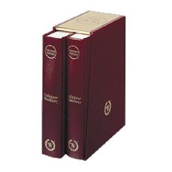 Merriam-Webster Hardback Collegiate Dictionary/Thesaurus, 7-1/2 x101/2, Burgundy (MER12)