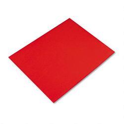 Riverside Paper Colored 4-Ply Poster Board, 22 x 28, Red, 25 Boards/Carton (RIV04226)