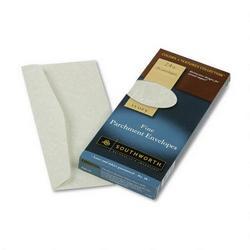 Southworth Company Colors+Textures Collection® #10 Fine Parchment Envelopes, 24-lb., Ivory, 25/Box (SOUP98410)