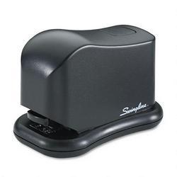 Swingline/Acco Brands Inc. Compact Electric Half-Strip Stapler with AC Adapter, 12-Sheet Capacity, Black (SWI21101)