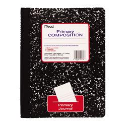 Mead Westvaco Compostion Book,Special Ruled,9-3/4 x7-1/2 ,White Paper/Black Cover (MEA09956)