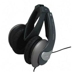 Compucessory CCS 55226 Foldable Digital Stereo Headphone - - Gray, Silver