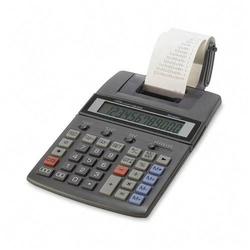 Compucessory LDC Display Printing Calculator - 12 Character(s) - LCD - Power Adapter, Battery Powered - 6.1 x 9.6 x 1.6 - Black
