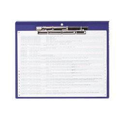 Lion Office Products Computer Printout Clipboard,Silver Clip,15-3/4 X 12-3/4 ,Blue (LIOCB280BL)