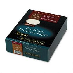 Southworth Company Connoisseur Collection® Business Paper, 8-1/2x11, 24-lb., Natural, 500 Sheets/Bx (SOU3112618)