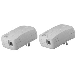 CORINEX COMMUNICATIONS Corniex AV200 Powerline Ethernet Wall Mount Adapter Dual Pak