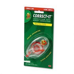 Manco,Inc. Correct-It® Correction Roller, 1-Line, 1/6 x 335 , White (DUC10008400)