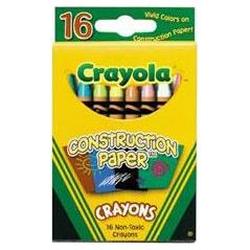 Binney And Smith Inc. Crayola Construction Paper Crayons ( (52-1617)