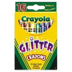 Binney And Smith Inc. Crayola Glitter Crayons (52-3716)