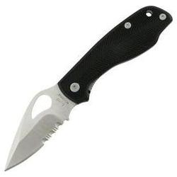 Spyderco Crow, Black Aluminum Handle, Comboedge