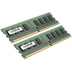 CRUCIAL TECHNOLOGY Crucial 1GB KIT ( 2 x 512MB ) DDR2 Memory PC2-4200 533MHz 240-pin