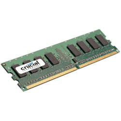 CRUCIAL TECHNOLOGY Crucial 1GB PC2-4200 533MHz 240-pin DDR2 Memory