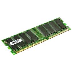 CRUCIAL TECHNOLOGY Crucial 2GB DDR SDRAM Memory Module - 2GB (2 x 1GB) - 400MHz DDR400/PC3200 - ECC - DDR SDRAM - 184-pin (112579)