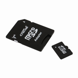 CRUCIAL TECHNOLOGY Crucial 2GB MicroSD Card w/ SD Adapter - Micro SD