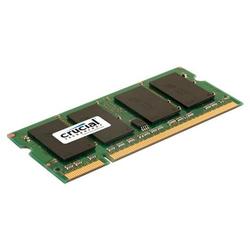 CRUCIAL TECHNOLOGY Crucial 2GB PC2-5300 667MHz 200-pin SODIMM DDR2 Laptop Memory - CT25664AC667