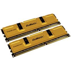 CRUCIAL TECHNOLOGY Crucial Ballistix 512MB DDR SDRAM Memory Module - 512MB (2 x 256MB) - 500MHz DDR500/PC4000 - Non-ECC - DDR SDRAM - 184-pin