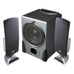 Cyber Acoustics Platinum CA3550RB Flat Panel Design Speaker System - 2.1-channel