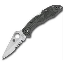 Spyderco Delica 4, Frn Foliage Green Handle, Comboedge