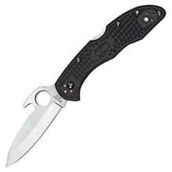 Spyderco Delica 4, Wave, Gray Frn Handle, Plain