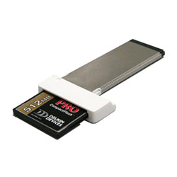 Delkin eFilm ExpressCard 34 CompactFlash Card Adapter - CompactFlash Adapter - CompactFlash Type I, CompactFlash Type II