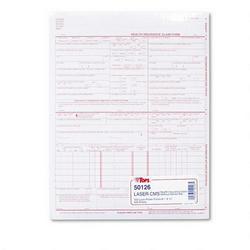 Tops Business Forms cms-1500 claim forms with o sensor bar for laser printer, 1-part, 500/pack (TOP50126)