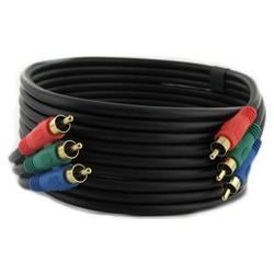 Abacus24-7 3-RCA Male-to-Male Component Video Cable 3 ft