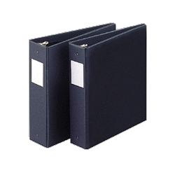 Sparco Products 3 Ring Label Hold Binder, 1-1/2 Capacity, 11 x8-1/2 , Black (SPR04401)