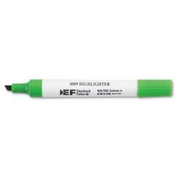 Faber Castell/Sanford Ink Company 4009® Highlighter, Chisel Tip, Green Ink, Dozen (SAN64329)