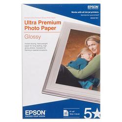 EPSON 60-SHEET 4X6 GLOSSY ULTRA PAPRPREMIUM PHOTO PAPER
