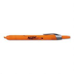 Faber Castell/Sanford Ink Company Accent® Highlighter Retractable, Fluorescent Orange (SAN28006)