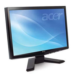 ACER AMERICA - DISPLAYS Acer X163WB 16 Widescreen LCD Monitor - 500:1, 8ms, 1366 x 768 - Black