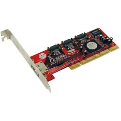 ADDONICS Addonics ADSA3R5-E 4 Port Serial ATA RAID Controller - PCI - 3 x 7-pin Serial ATA/300 - Serial ATA Internal, 1 x 7-pin Serial ATA/300 - External SATA