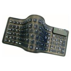 ADESSO Adesso AKB-220 Compact Water Proof Flexible Keyboard - USB - 105 Keys - Black