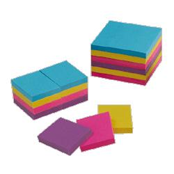 Sparco Products Adhesive Notes, 3 x3 , 12/Pack, Extreme Colors (SPR19822)