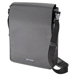 Allsop 29888 Cool Metal Jacket Commute - 17 x 12.5 x 4 - Polyester - Dark Gray, Silver