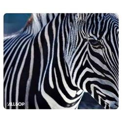 Allsop Nature Smart Zebra Mouse Pad - Green