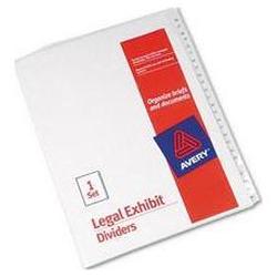 Avery-Dennison Allstate® Style Legal Side Tab Dividers, Tab Titles 26 50, 11 x 8 1/2, 25/Set (AVE01702)