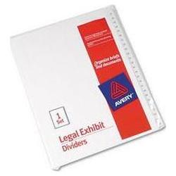 Avery-Dennison Allstate® Style Legal Side Tab Dividers, Tab Titles 51 75, 11 x 8 1/2, 25/Set (AVE01703)