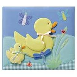 Amanda Blu Plush Top Fabric Postbound Album 12x12: Ducky Days