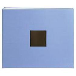 American Crafts Cloth D-Ring Album 12 X12 -Blue