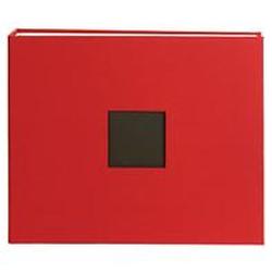 American Crafts Cloth D-Ring Album 12 X12 -Red