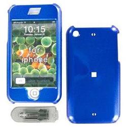 Wireless Emporium, Inc. Apple iPhone Blue Snap-On Protector Case w/Swivel Belt Clip