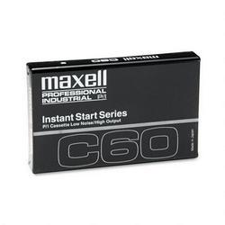 Maxell Corp. Of America Audio/Dictation Cassette, Standard Size Instant Start, 60 Minutes (30 x 2) (MAX116010)