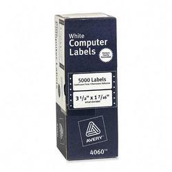 Avery-Dennison Avery Dennison Address Label - 3.5 Width x 1.43 Length, 4.25 Length - 5000 / Box - White