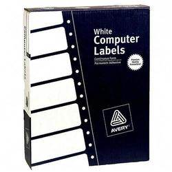 Avery-Dennison Avery Dennison Mailing Label - 3 Width x 0.93 Length - Permanent - 20000 / Box - White (4021)