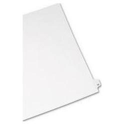 Avery-Dennison Avery® Style Legal Side Tab Dividers, Tab Title 25, 11 x 8 1/2, 25/Pack (AVE01025)